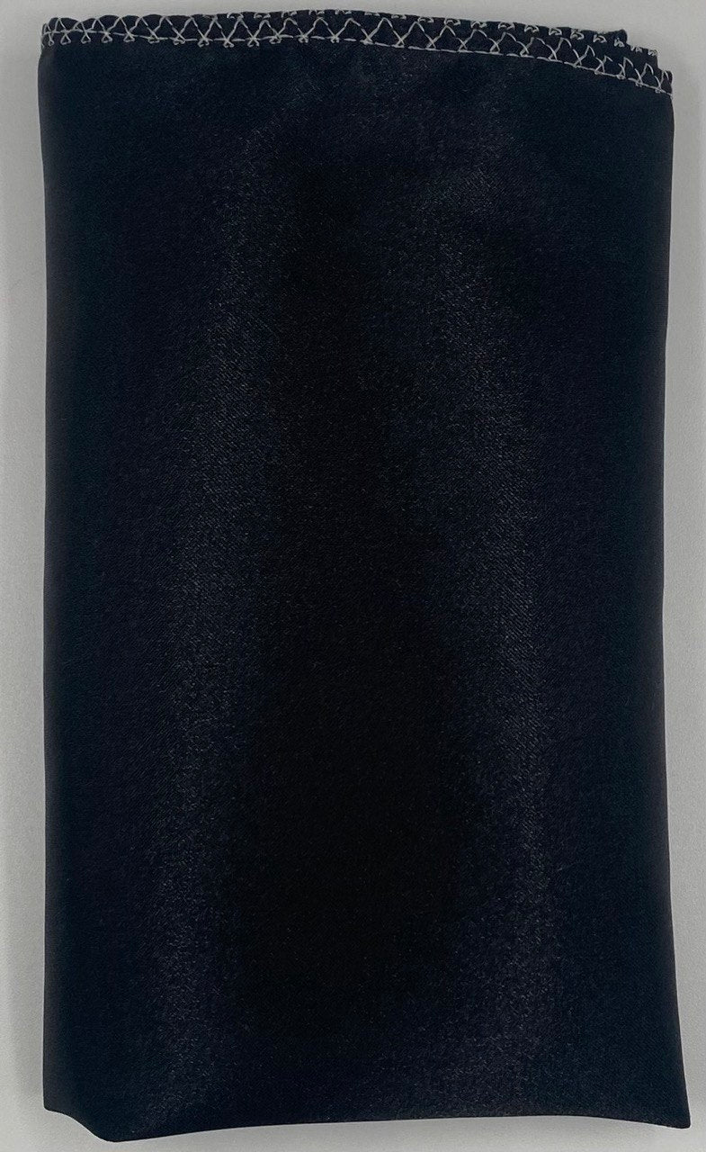 Black Pocket Square