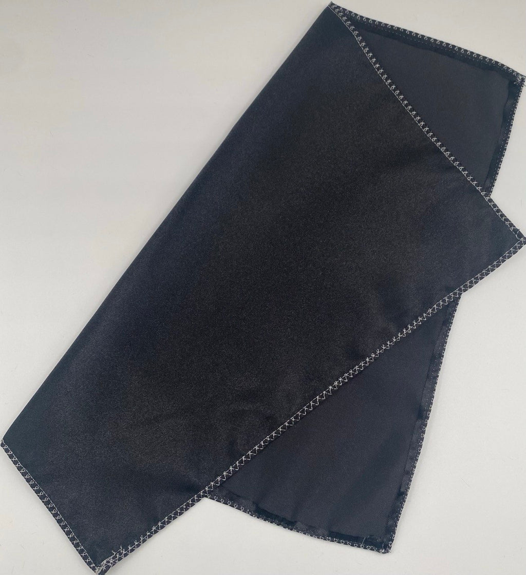 Black Pocket Square