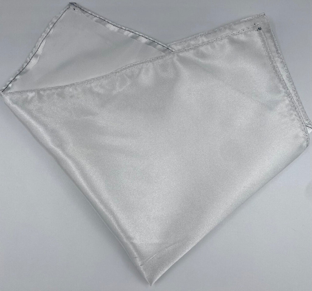 White Pocket Square