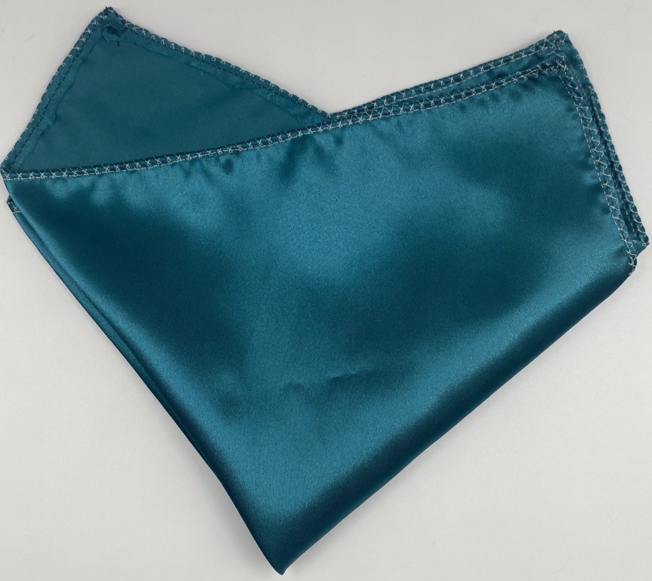 Teal Pocket Square