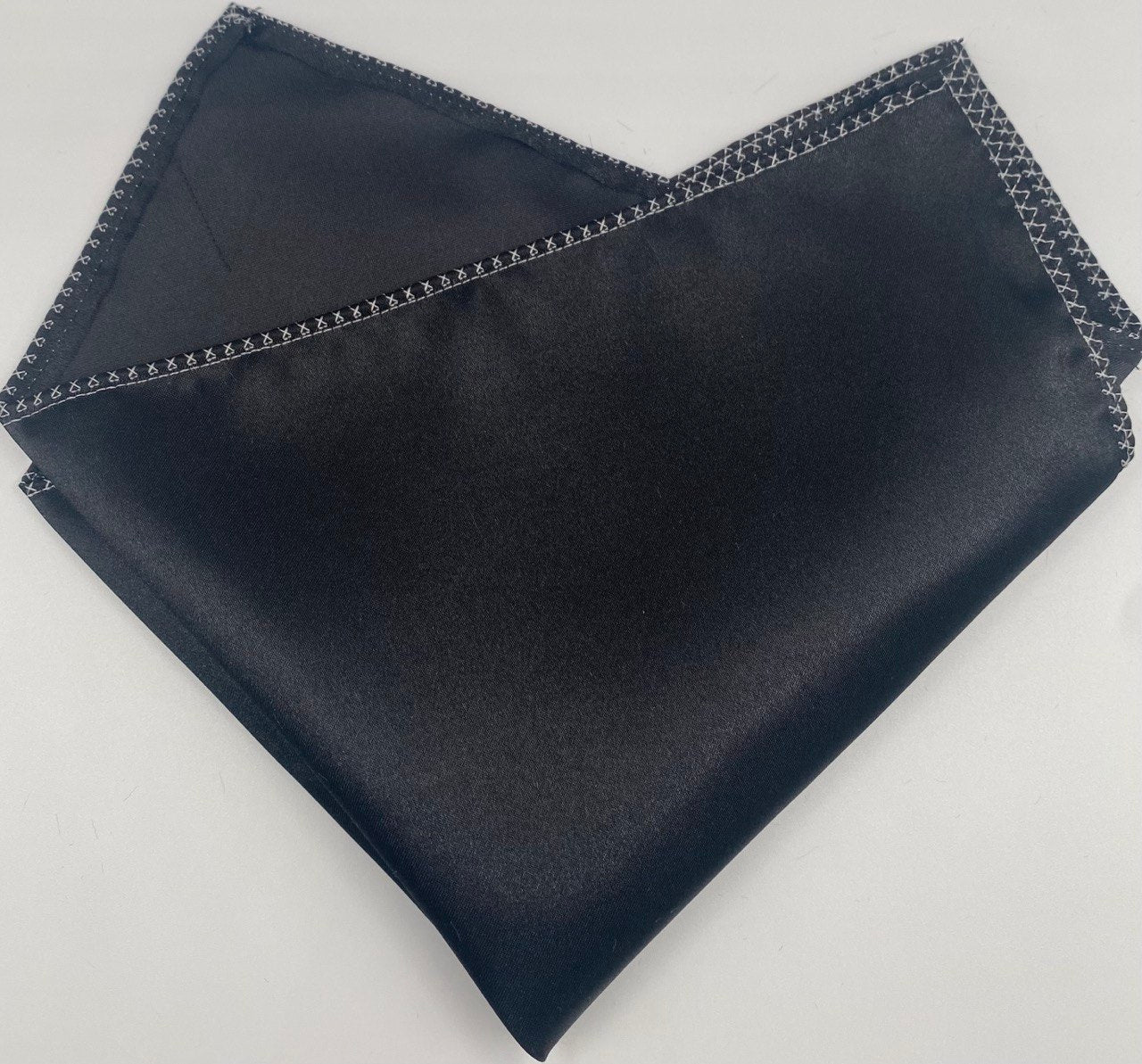 Black Pocket Square