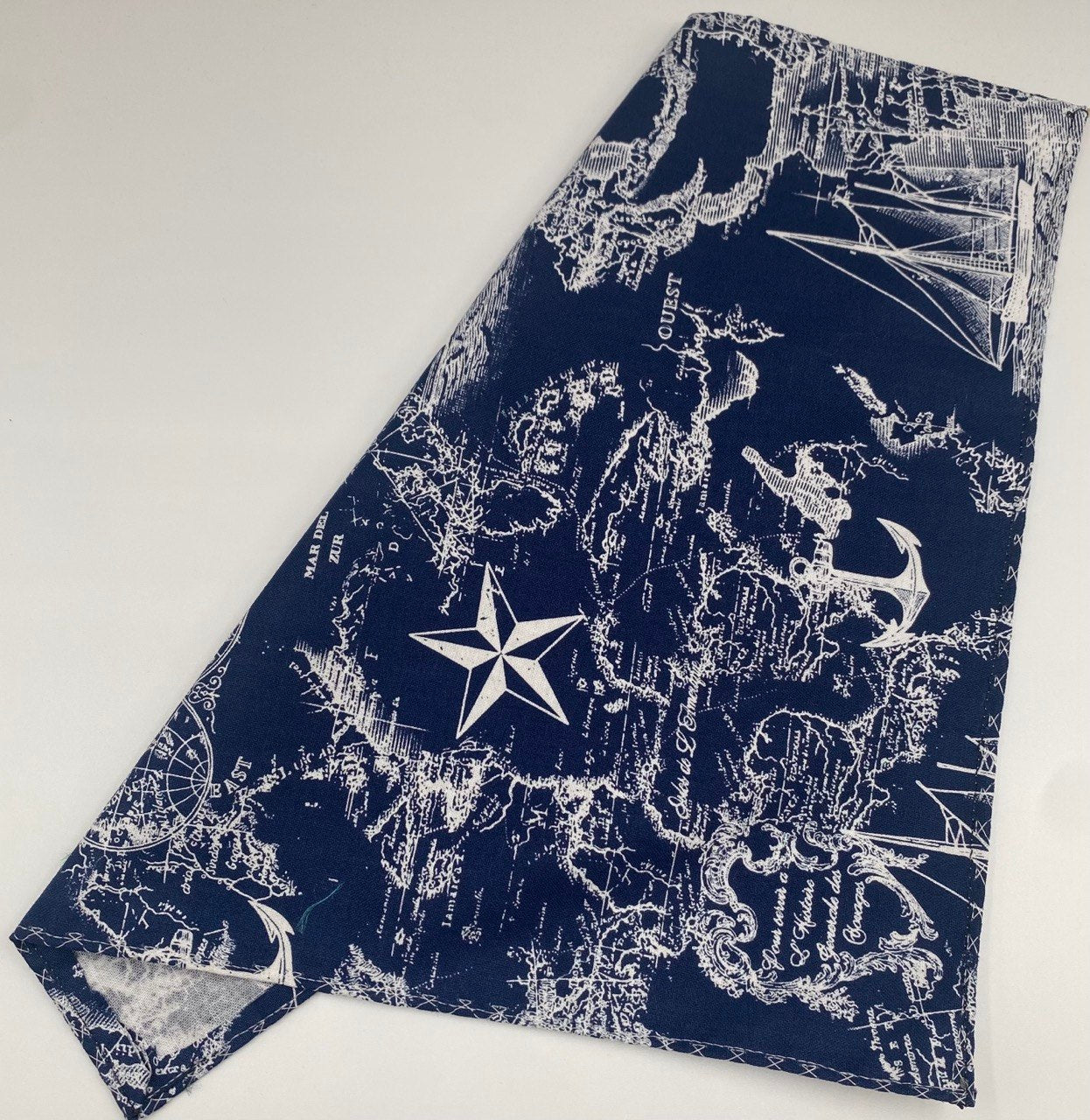Nautical Map Blue
