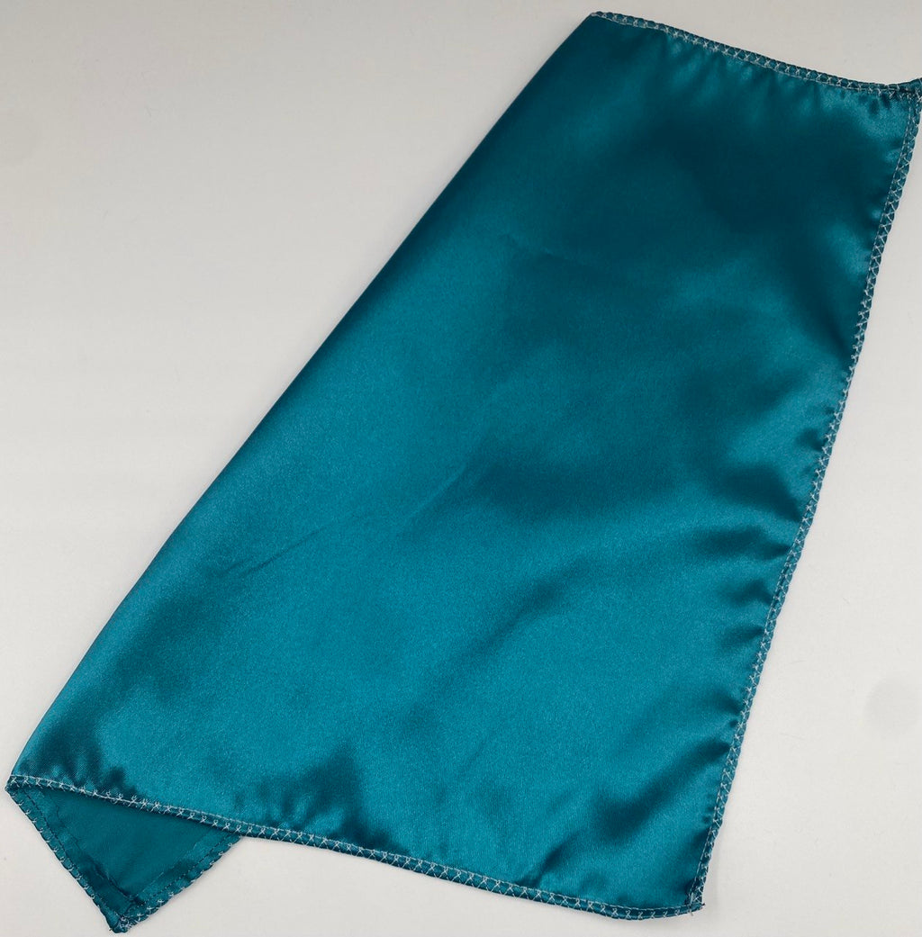 Teal Pocket Square